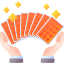 four poker cards logo